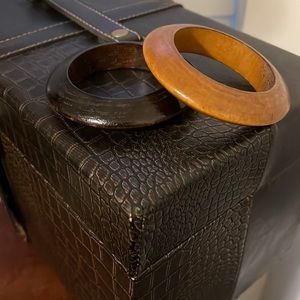 Set of two wooden bracelets!!